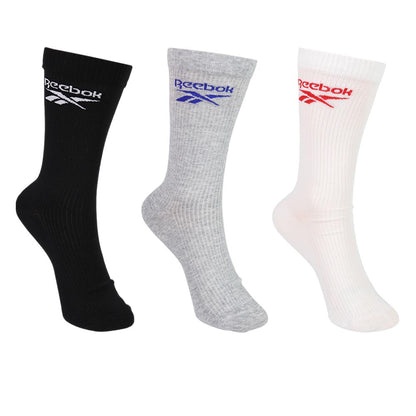REEBOK Cushion Crew ถุงเท้าผู้ชาย (แพ็ค 3 คู่)