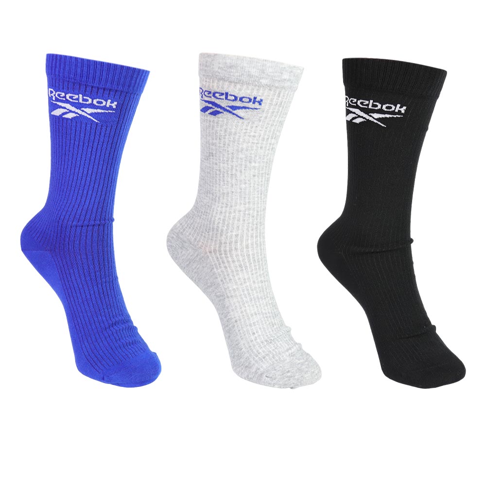 REEBOK Cushion Crew ถุงเท้าผู้ชาย (แพ็ค 3 คู่)