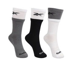 REEBOK Double Welt Crew Men's Socks (3 Pairs)
