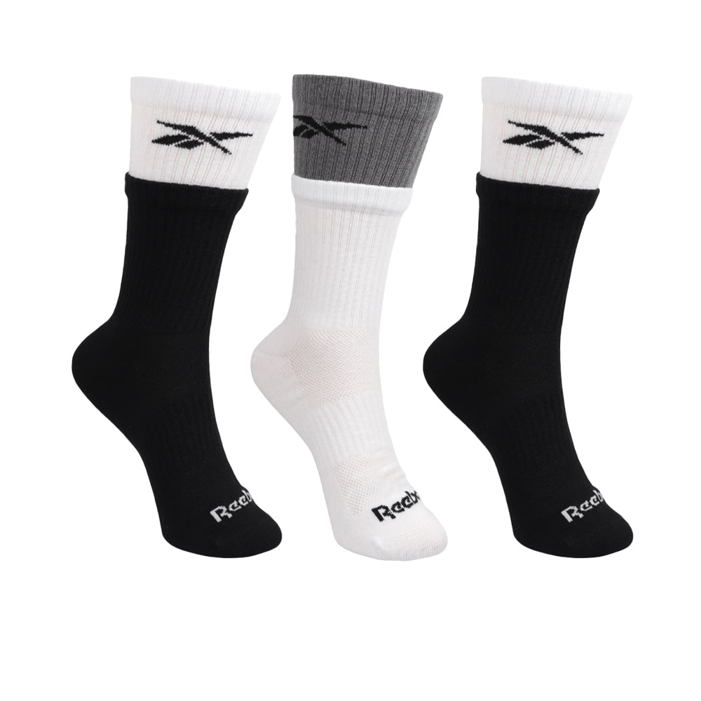 REEBOK Double Welt Crew Men's Socks (3 Pairs)