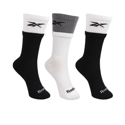 REEBOK Double Welt Crew Men's Socks (3 Pairs)