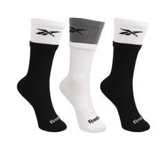 REEBOK Double Welt Crew Men's Socks (3 Pairs)