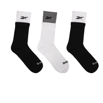 REEBOK Double Welt Crew Men's Socks (3 Pairs)