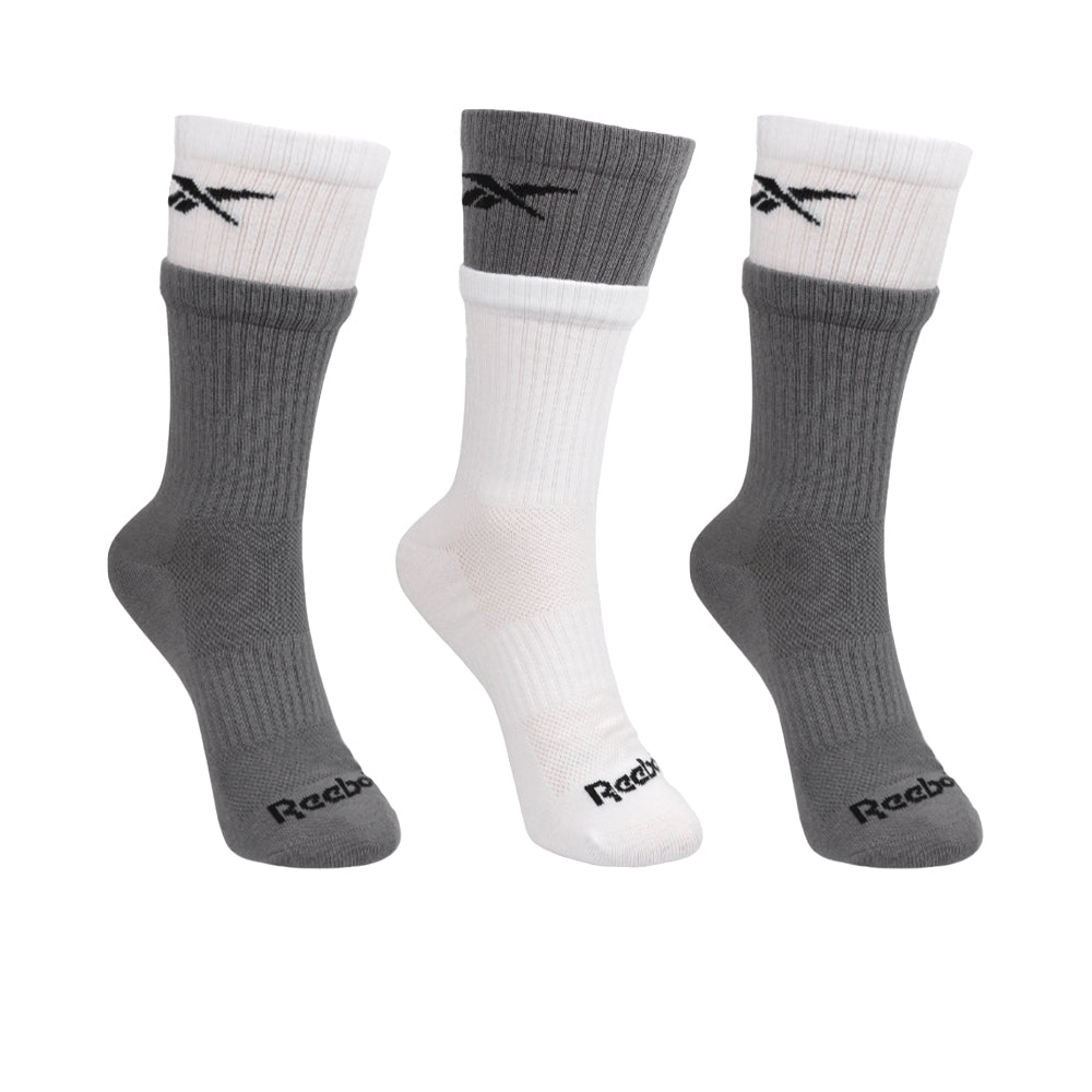 REEBOK Double Welt Crew Men's Socks (3 Pairs)