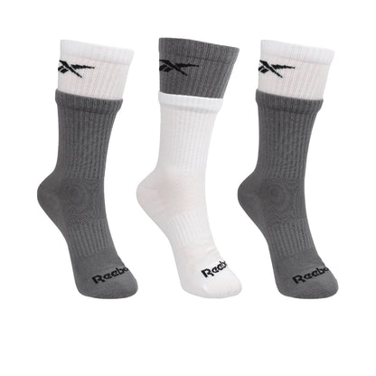REEBOK Double Welt Crew Men's Socks (3 Pairs)