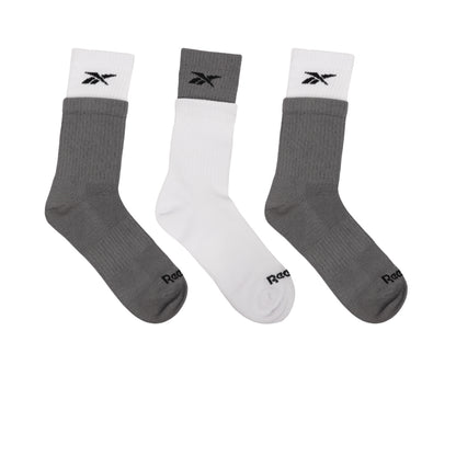 REEBOK Double Welt Crew Men's Socks (3 Pairs)