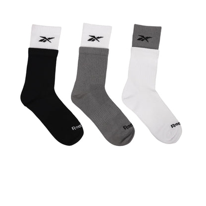 REEBOK Double Welt Crew Women's Socks (3 Pairs) - Supersports Thailand