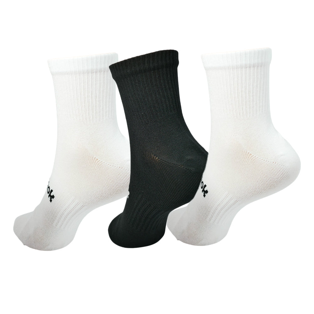 REEBOK Knit Quarter ถุงเท้าผู้หญิง (แพ็ค 3 คู่) Supersports Thailand