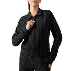REEBOK Elevated Athletic Pinstripe Track Women's Jacket