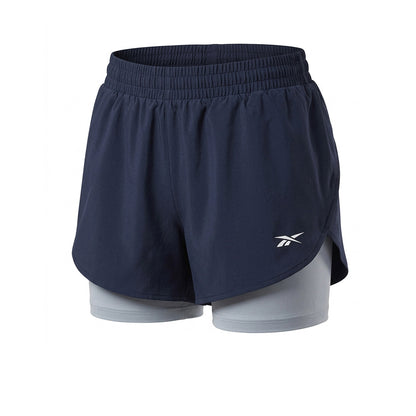 REEBOK Id Running 3" 2 in 1 กางเกงวิ่งขาสั้นผู้หญิง