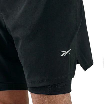 REEBOK Id Run 2 in 1 Men's Running Shorts - Supersports Thailand
