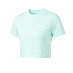 REEBOK Logo Crew Neck Crop เสื้อยืดผู้หญิง
