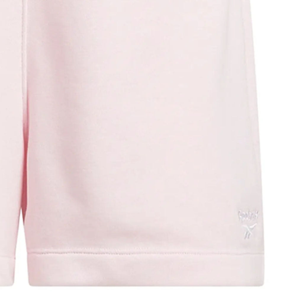 REEBOK Identity Small Logo French Terry กางเกงออกกำลังกายขาสั้นผู้หญิง