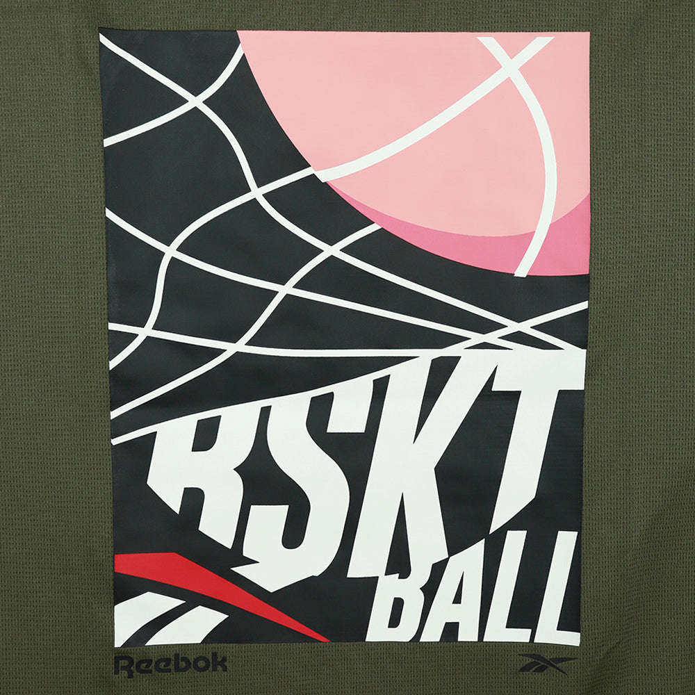REEBOK Identity Basketball Graphic เสื้อออกกำลังกายผู้ชาย