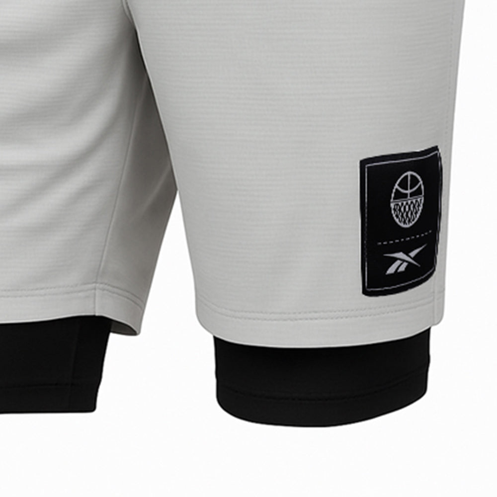REEBOK ID Basketball 2-in-1 Men's Training Shorts