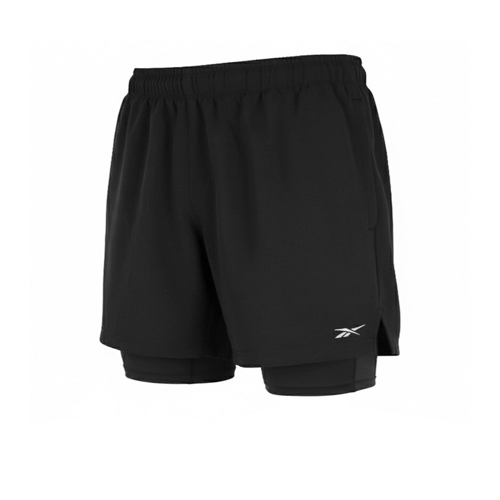 REEBOK 2 in 1 กางเกงออกกำลังกายขาสั้นผู้ชาย