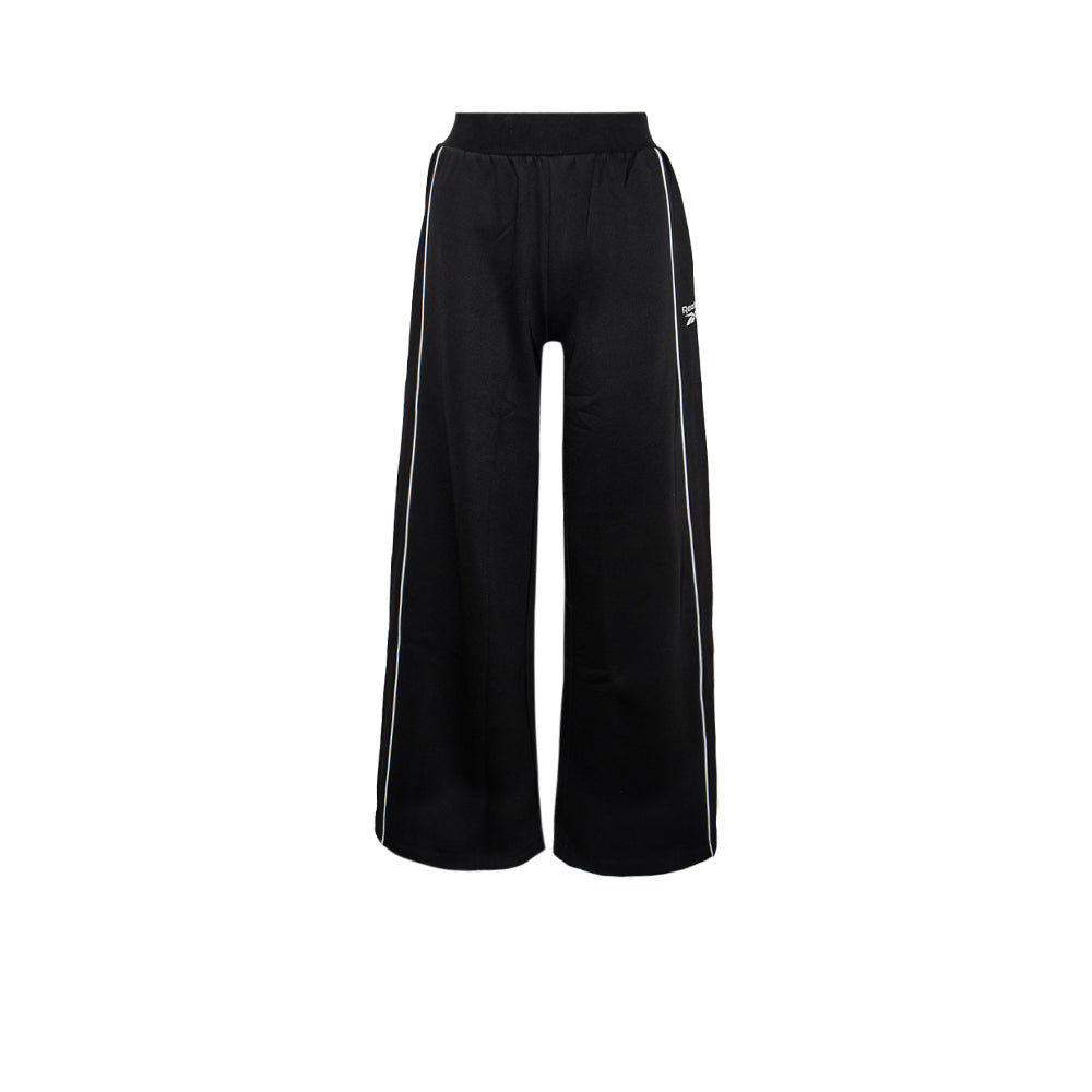 REEBOK Metallic Logo Wide Leg Fleece Women's Lifestyle Pants