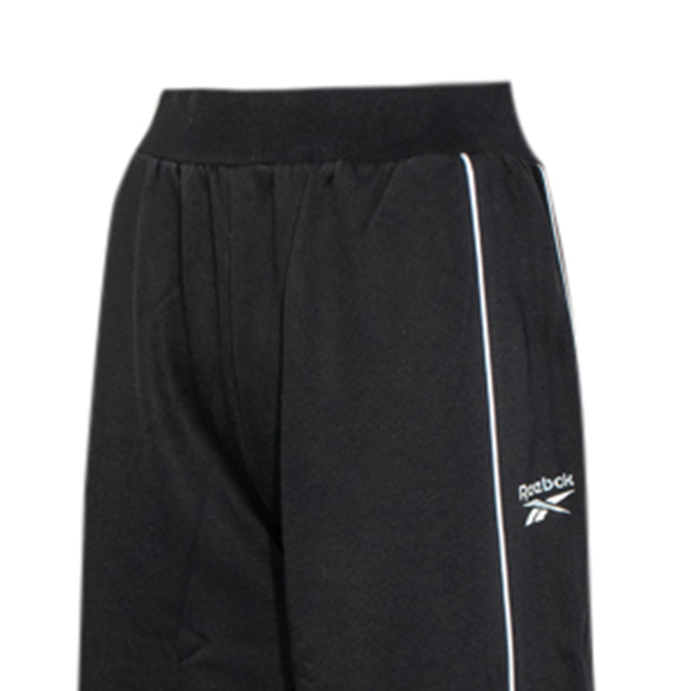 REEBOK Metallic Logo Wide Leg Fleece Women's Lifestyle Pants