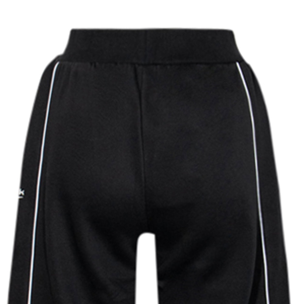 REEBOK Metallic Logo Wide Leg Fleece Women's Lifestyle Pants