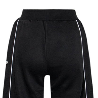 REEBOK Metallic Logo Wide Leg Fleece Women's Lifestyle Pants