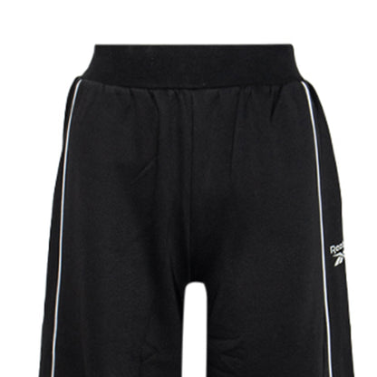 REEBOK Metallic Logo Wide Leg Fleece Women's Lifestyle Pants