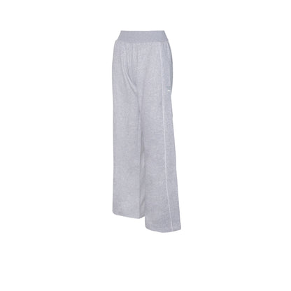 REEBOK Metallic Logo Wide Leg Fleece Women's Lifestyle Pants