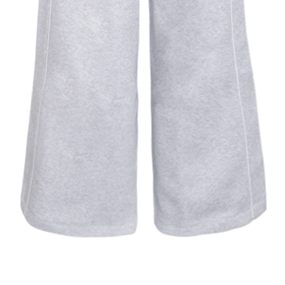 REEBOK Metallic Logo Wide Leg Fleece Women's Lifestyle Pants