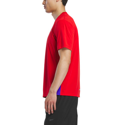 REEBOK Id Shorts Sleeve Vector เสื้อออกกำลังกายผู้ชาย