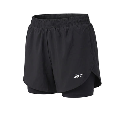REEBOK Athlete Speed 2-In-1 กางเกงออกกำลังกายขาสั้นผู้หญิง