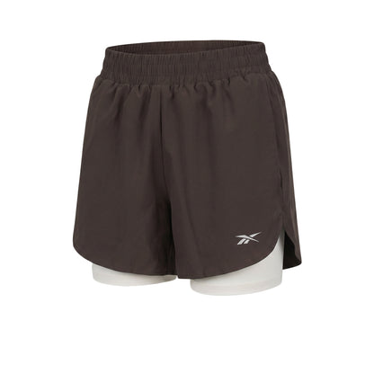 REEBOK Athlete Speed 2-In-1 กางเกงออกกำลังกายขาสั้นผู้หญิง