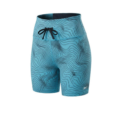 REEBOK Lab Printed Short Women's Running Leggings - Supersports Thailand
