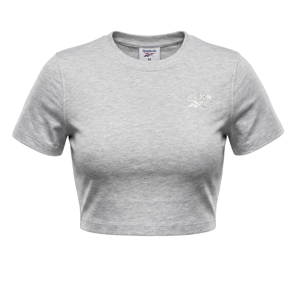 REEBOK Small Logo Cropped เสื้อยืดผู้หญิง Supersports Thailand