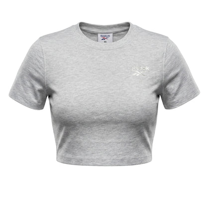 REEBOK Small Logo Cropped เสื้อยืดผู้หญิง