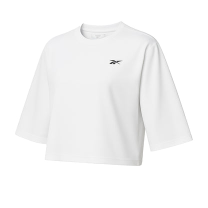 REEBOK ID Basketball Oversize Mesh Crop เสื้อออกกำลังกายผู้หญิง