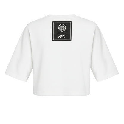 REEBOK ID Basketball Oversize Mesh Crop เสื้อออกกำลังกายผู้หญิง