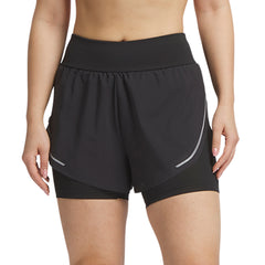 REEBOK Lux Metallic 2-in-1 Women's Running Shorts - Supersports Thailand