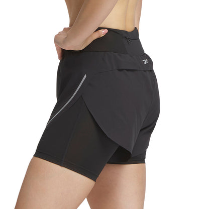 REEBOK Lux Metallic 2-in-1 Women's Running Shorts - Supersports Thailand