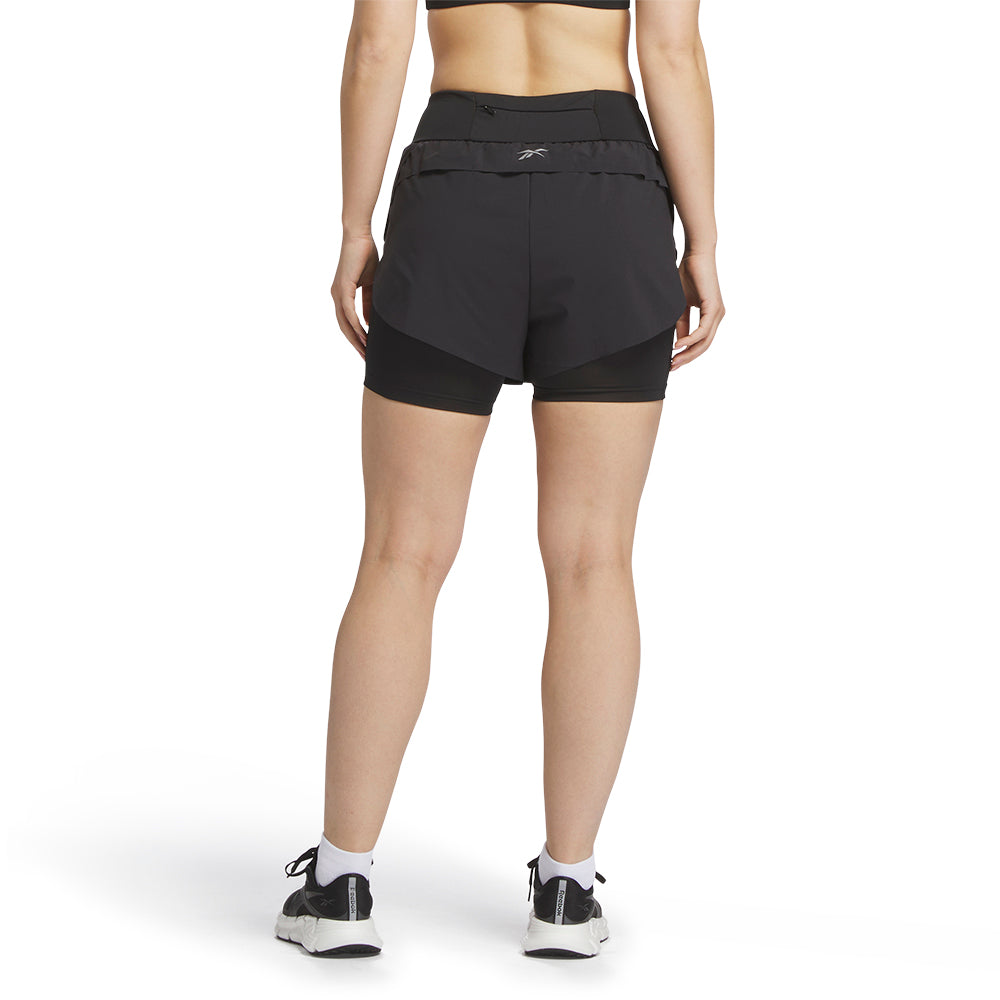 REEBOK Lux Metallic 2-in-1 Women's Running Shorts - Supersports Thailand