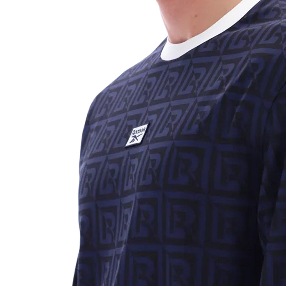 REEBOK Monogram Ls Football Men's T-Shirt - Supersports Thailand