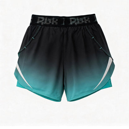 REEBOK Athlete Speed 2-in-1 Ombre Mid Rise 3" กางเกงออกกำลังกายขาสั้นผู้หญิง