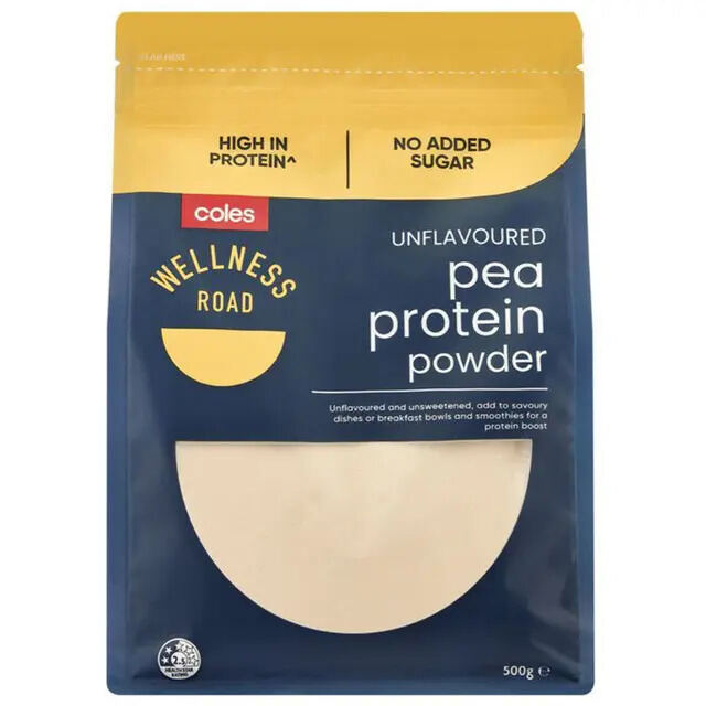 Coles Pea Protein Powder 500g. โคลส์ผงโปรตีนจากถั่วลันเตา 500กรัม | กา ...