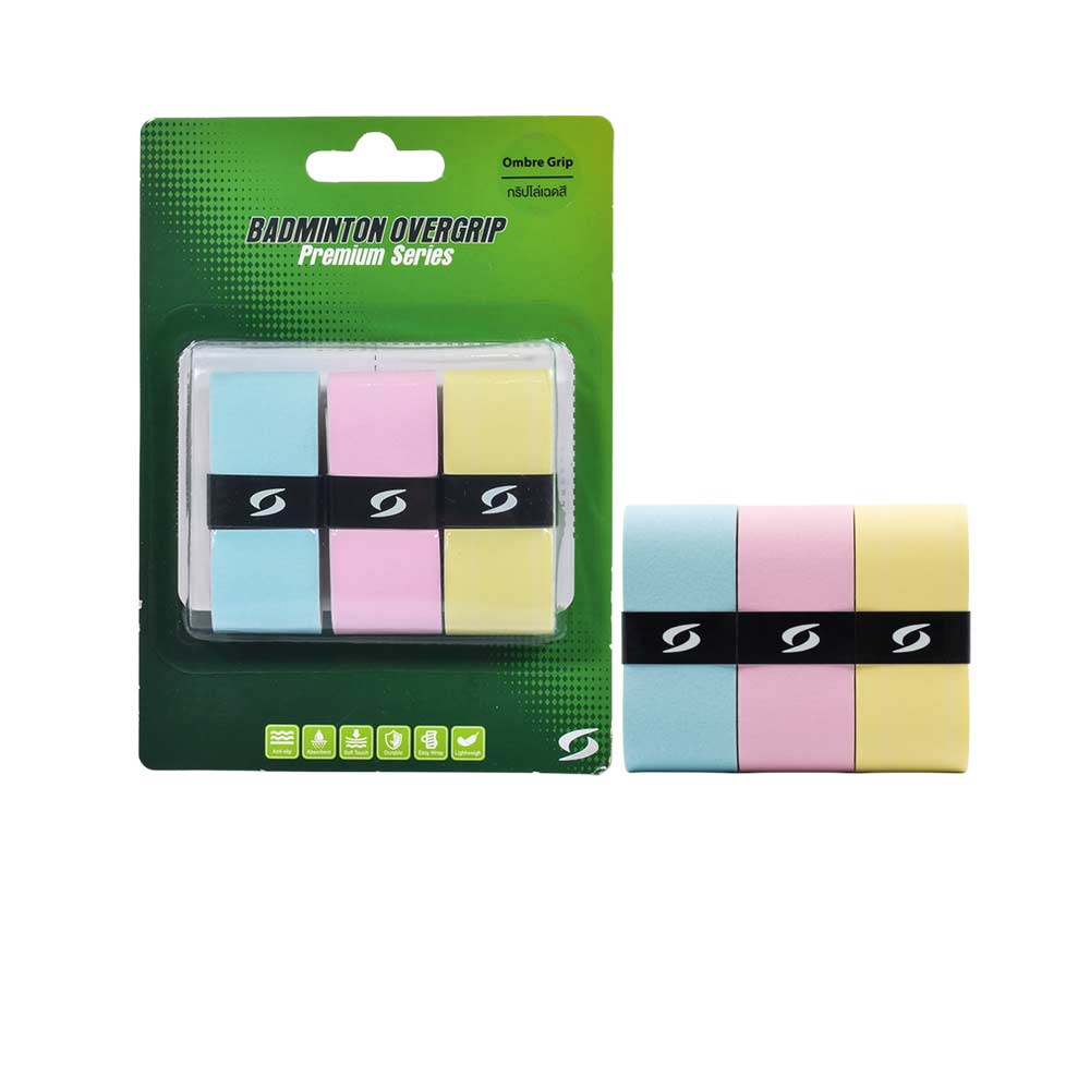 S SPORTS Max 06 Badminton Overgrip (3 Pieces) Supersports Thailand