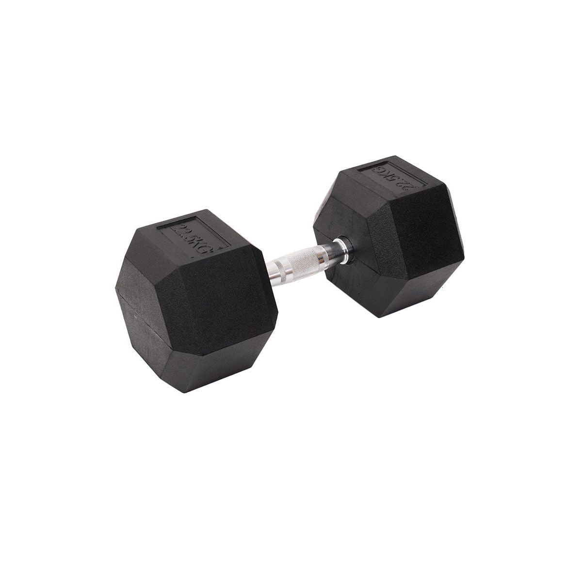 S SPORTS SC-RHD225 22.5KG Hexagon Rubber Dumbbell - Supersports Thailand