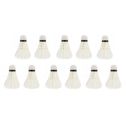 S SPORTS White Shuttlecock (12 pieces)