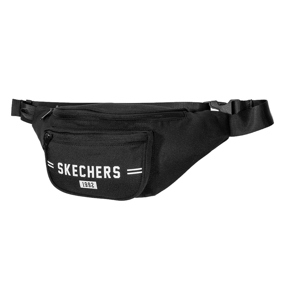 SKECHERS Black Unisex Waist Bag - Supersports Thailand