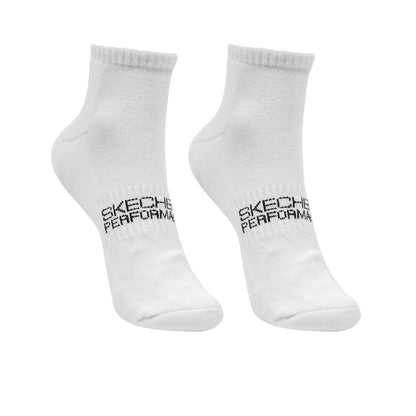 SKECHERS Performance White ถุงเท้าผู้ใหญ่ (แพ็ค 3 คู่)