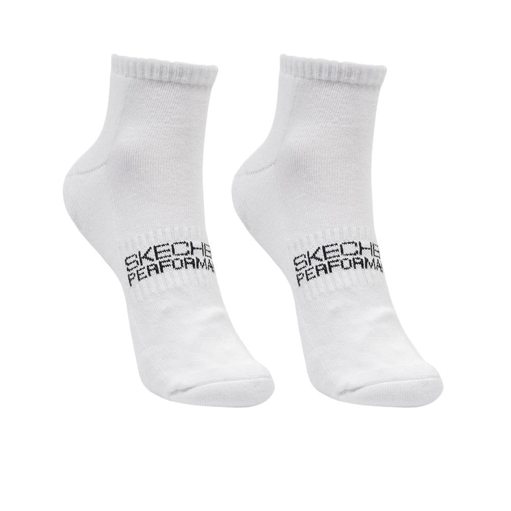 SKECHERS Performance White Unisex Socks (3 Packs) - Supersports Thailand
