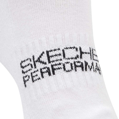 SKECHERS Performance White ถุงเท้าผู้ใหญ่ (แพ็ค 3 คู่)