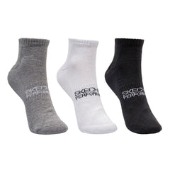 SKECHERS Performance Black ถุงเท้าผู้ใหญ่ (แพ็ค 3 คู่)