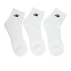 SKECHERS Quarter Sock ถุงเท้าผู้ใหญ่ (แพ็ค 3 คู่)